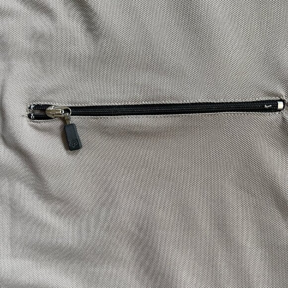 Fox Racing Shirt Beige Gray Brown Base Bike Jersey ¼ Zip Mesh Polyester Mens M - Picture 4 of 9